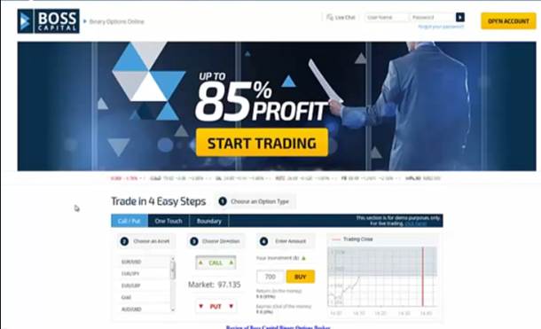 Boss Capital website